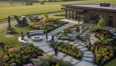Lancaster, PA landscaping team providing professional lawn care and outdoor property maintenance