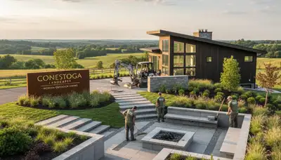 Lancaster, PA landscaping service providing professional yard maintenance and landscape design