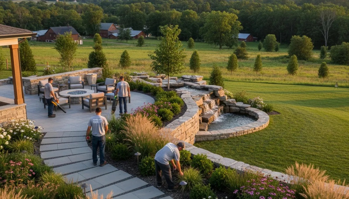 Lancaster, PA landscaping team providing professional yard maintenance and outdoor property care