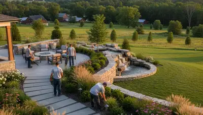 Lancaster, PA landscaping team providing professional yard maintenance and outdoor property care