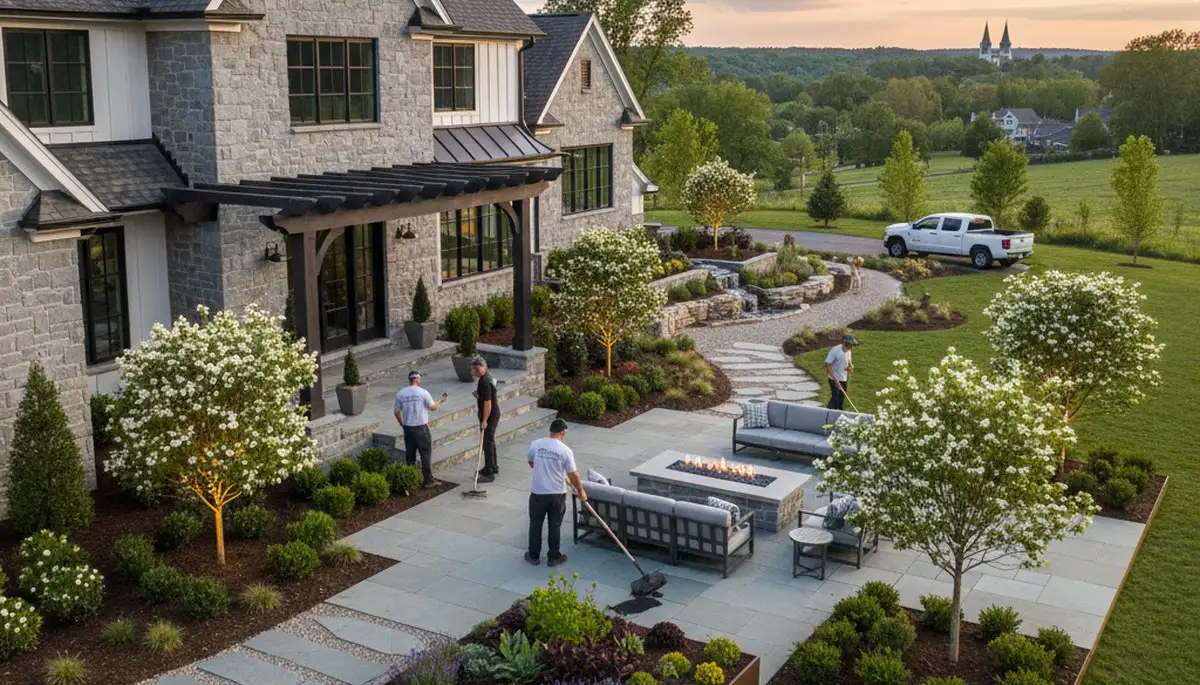 Landscaping services in Lancaster, PA for residential and commercial outdoor spaces